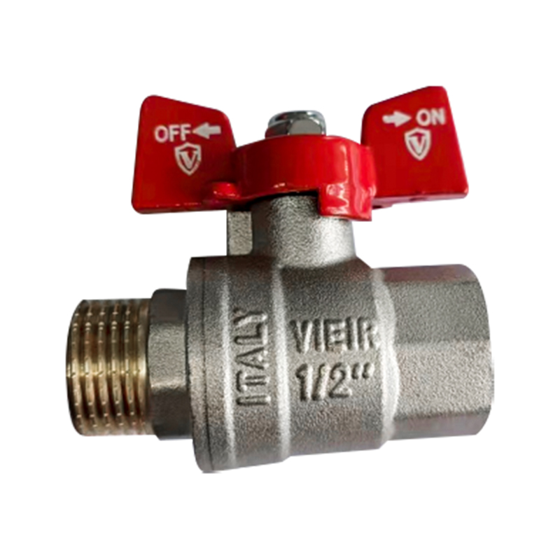 Chrome Plating Brass Ball Valve With F/M Thread AMT-2078