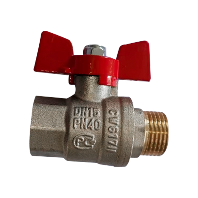 Chrome Plating Brass Ball Valve With F/M Thread AMT-2078